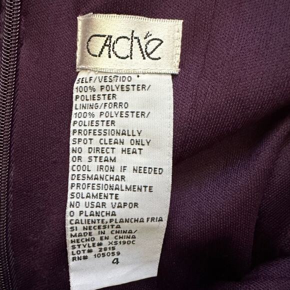 Stunning Cache women’s sleeveless dress size 4 - Picture 3 of 4